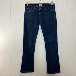 Hudson Bootcut Flap Pocket Jeans Dark Wash Low Rise 29 Y2K Slim Flare Stretch